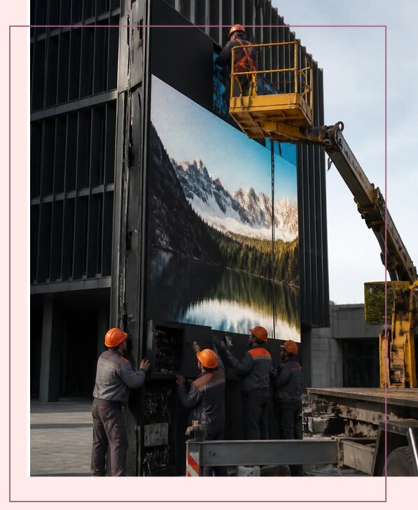 Размещение DOOH рекламы в Лесозаводске на цифровых экранах